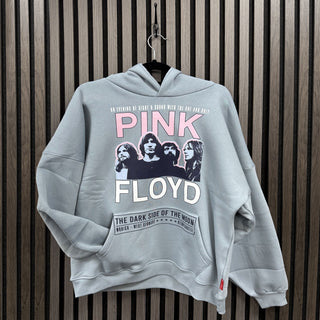 Pink Floyd Ladies Unplugged Pullover Hoodie: DSOTM Munich (Blue)
