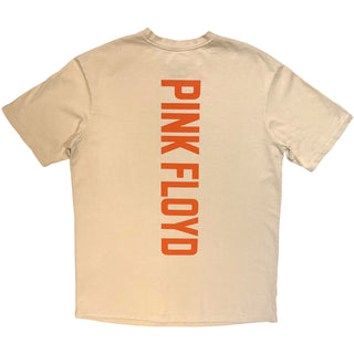 Pink Floyd Unplugged T-Shirt: Pompeii Circle Wash (Sand) (Back Print)