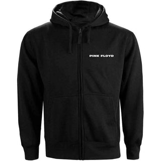 Pink Floyd Zipped Hoodie: Circle Logo (Back Print)