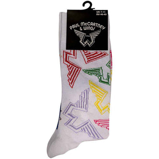 Paul McCartney Ankle Socks: Wings Logos