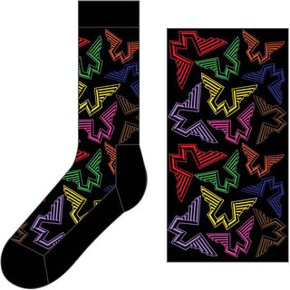 Paul McCartney Ankle Socks: Wings Logos