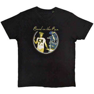Paul McCartney T-Shirt: Wings Band on the Run (Back Print)