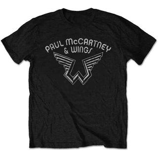 Paul McCartney Unisex T-Shirt: Wings Logo