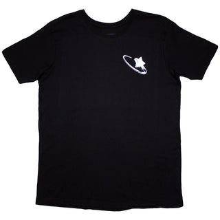 Pop Smoke Unisex T-Shirt: Stars Infill (Black) (Back Print)