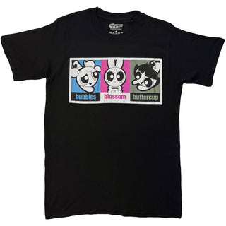 Power Puff Girls T-Shirt: Grid (Black)