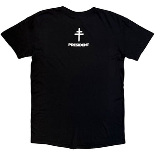President T-Shirt: Angel (Black) (Back Print)
