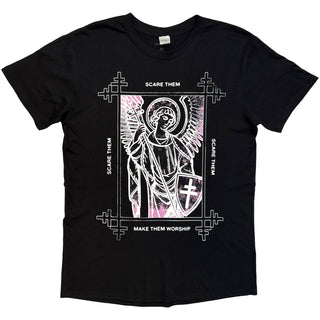 President T-Shirt: Angel (Black) (Back Print)