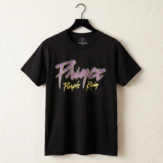Prince Carbon T-Shirt: Purple Rain 40th Anniversary (Black) (Back Print)