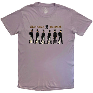 Prince T-Shirt: Welcome To America (Purple)