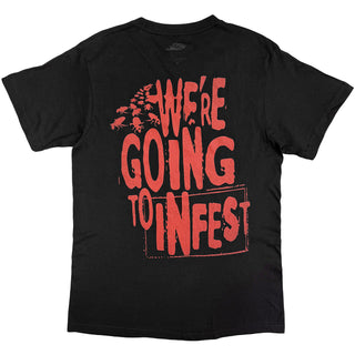 Papa Roach T-Shirt: Infest (Black) (Back Print)