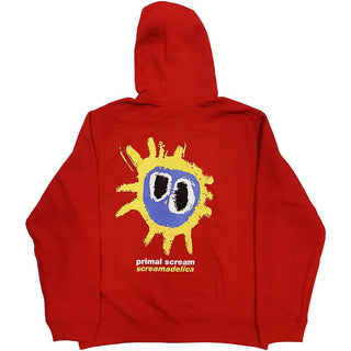 Primal Scream Zipped Hoodie: Screamadelica (Back Print)