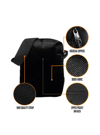 Cypress Hill Crossbody Bag: Tequila Sunrise (Black)