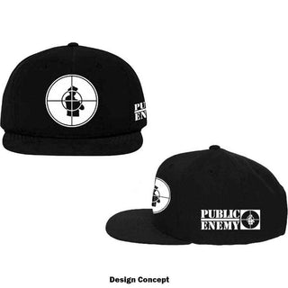 Public Enemy Snapback Cap: Solid Target