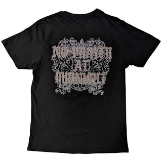 Powerwolf Unisex T-Shirt: No Prayer (Black) (Back Print)