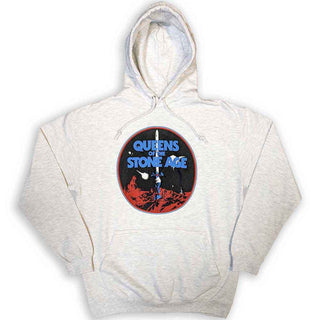 Queens Of The Stone Age Unisex Pullover Hoodie: Branca Sword