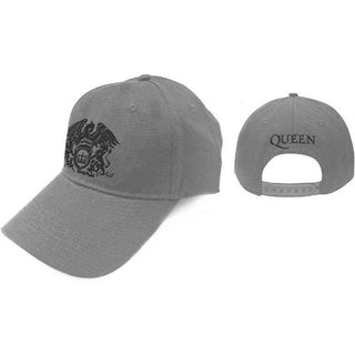 Queen Baseball Cap: Black Classic Crest