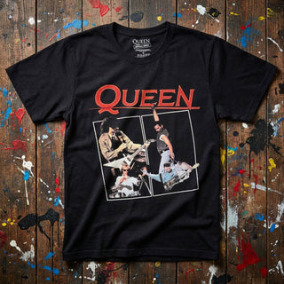 Queen Premium Carbon T-Shirt: Poster (Black)