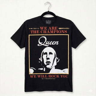 Queen Premium Carbon T-Shirt: We Are The Champions (Black)