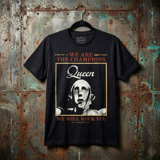 Queen Premium Carbon T-Shirt: We Are The Champions (Black)