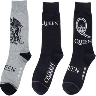Queen Sock Gift Box: Logos (Multicolour) (UK Size 6.5 - 11)