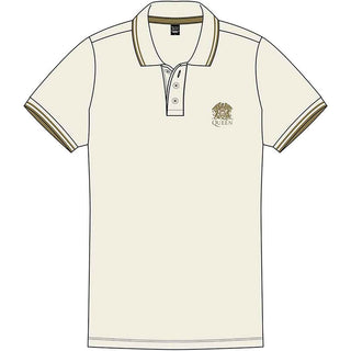 Queen Polo Shirt: Crest Logo