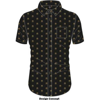 Queen Casual Shirt: Crest Pattern (All Over Print)