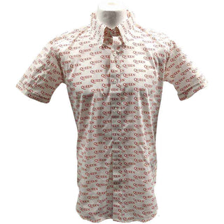Queen Casual Shirt: Logo Pattern (All Over Print)