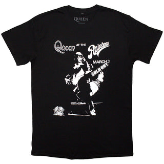 Queen T-Shirt: Live Rainbow (Black)