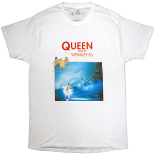 Queen T-Shirt: Wembley '86 (White)