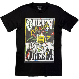 Queen T-Shirt: Budapest Magic Poster (Black)