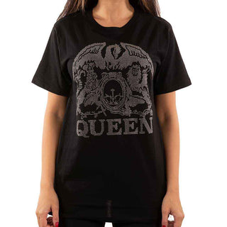 Queen Embellished T-Shirt: Crest