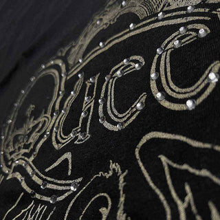 Queen Embellished T-Shirt: Ornate Crest