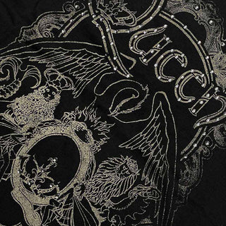 Queen Embellished T-Shirt: Ornate Crest