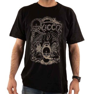 Queen Embellished T-Shirt: Ornate Crest
