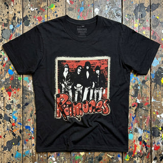 Ramones Premium Carbon T-Shirt: Graffiti (Black)