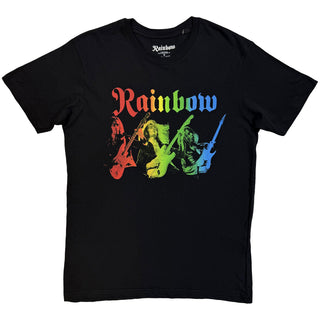 Rainbow T-Shirt: Three Richies (Black)