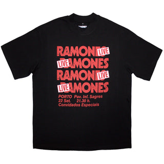 Ramones Oversized T-Shirt: Concert (Black)