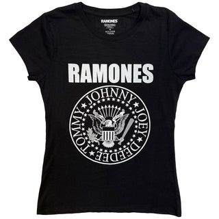 Ramones Ladies Slim Fit T-Shirt: Seal
