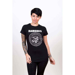Ramones Ladies Slim Fit T-Shirt: Seal