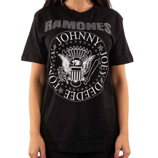 Ramones Embellished T-Shirt: Presidential Seal