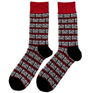 Run DMC Ankle Socks: All Over Logo