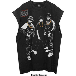 Run DMC Vest T-Shirt: Gold Chains Photo