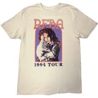 Reba McEntire Unisex T-Shirt: 1994 Tour (Natural) (Back Print)