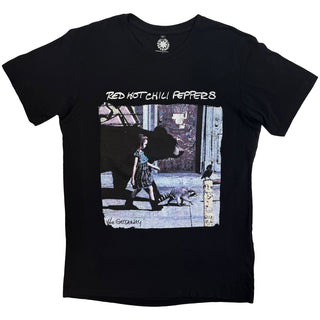 Red Hot Chili Peppers Unisex Premium Carbon T-Shirt: The Getaway Tracklist (Black) (Back Print)