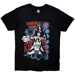Red Hot Chili Peppers Carbon T-Shirt: Blood Sugar Sex Magik Tracklist (Black) (Back Print)