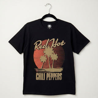 Red Hot Chili Peppers Premium Carbon T-Shirt: Palms (Black)