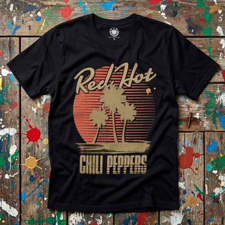 Red Hot Chili Peppers Premium Carbon T-Shirt: Palms (Black)