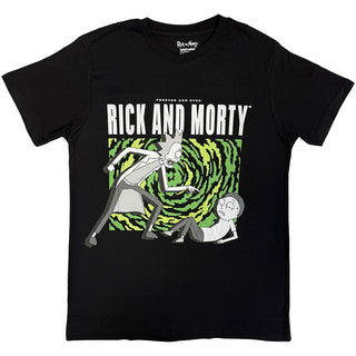 Rick & Morty T-Shirt: Vortex (Black)