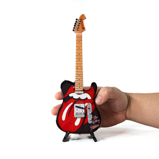 The Rolling Stones Mini Guitar: Tongue & Lips