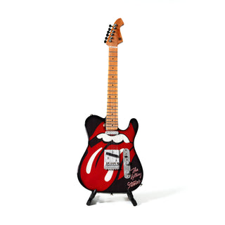 The Rolling Stones Mini Guitar: Tongue & Lips